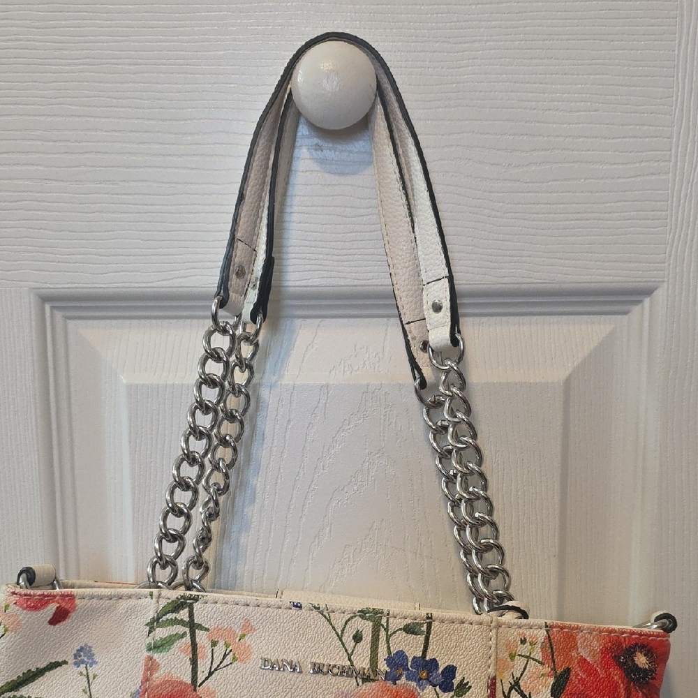 Floral Canvas Shoulder Bag - Picture 3 of 10
